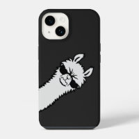 Angry Llama Fierce Peeking Corner Cool Sunglasses