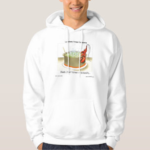 Angry Lobster Funny Hoodie by Rick London