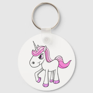 Angry Meany Unicorn Pony Key Chain