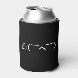 Angry Middle Finger Emoticon Japanese Kaomoji Can Cooler
