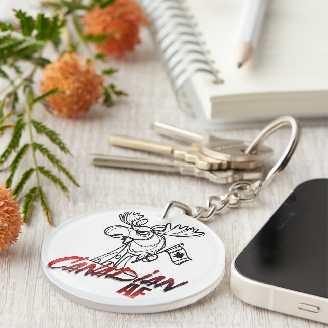 Angry Moose Canadian AF Key Ring (Front Right)