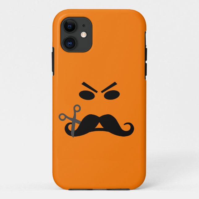 Angry Moustache iPhone 5 case-mate Case (Back)
