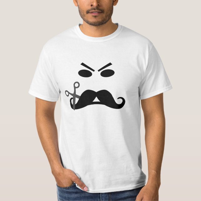Angry Moustache shirt - choose style (Front)