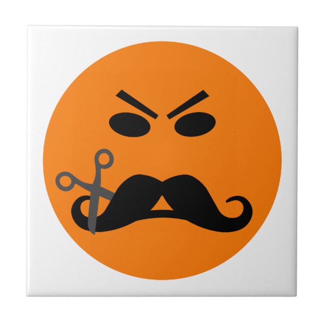 Angry Moustache tile (Front)