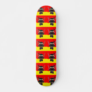Angry ninjas skateboard