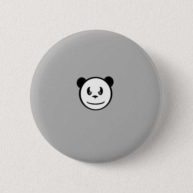 Angry Panda Button (Front)