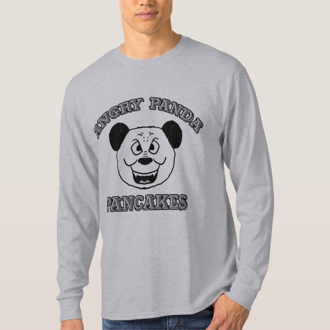 Angry Panda Pancakes T-Shirt (Front)