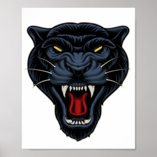 Angry Panther Poster