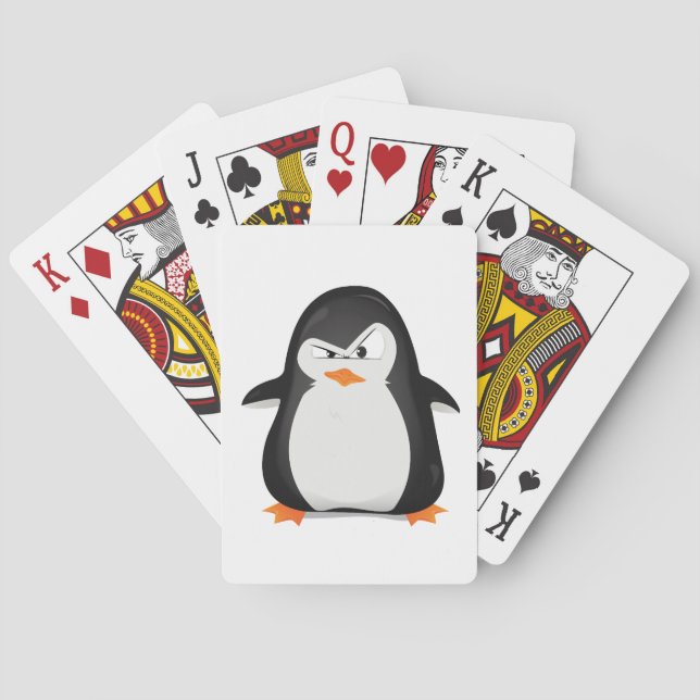 Angry Penguin Playing Cards (Back)