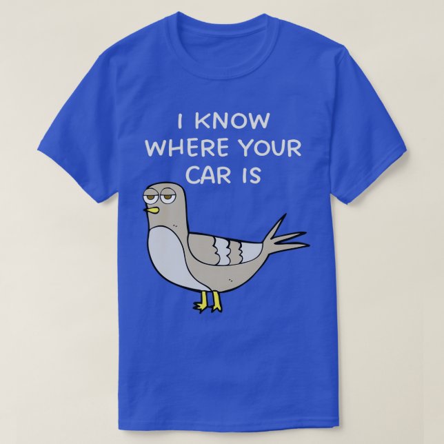 Angry Pigeon T-Shirt (Design Front)