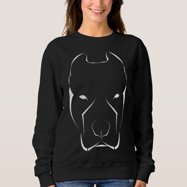 Angry Pit Bull Sweatshirt (Front)