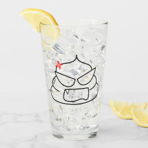 Angry Poop - Brootsch the PooPoo Glass