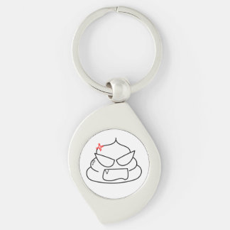 Angry Poop - Brootsch the PooPoo Key Ring