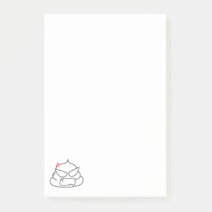Angry Poop - Brootsch the PooPoo Post-it Notes