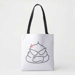 Angry Poop - Brootsch the PooPoo Tote Bag