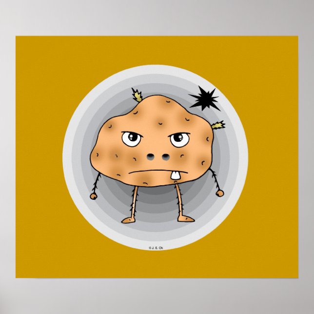 Angry potato poster (Front)