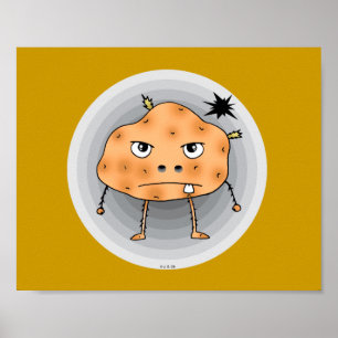 Angry potato poster