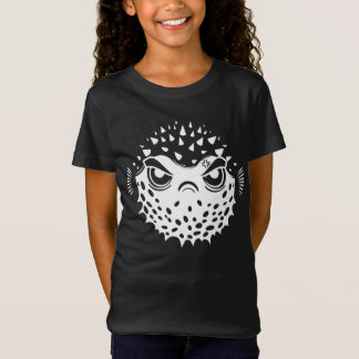 Angry Puffer Fish Funny Introvert  T-Shirt