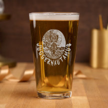 Angry Rabbit Pint Glass