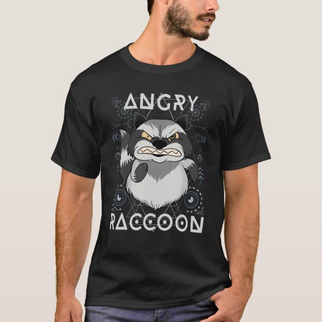 Angry Racoon T-Shirt (Front)