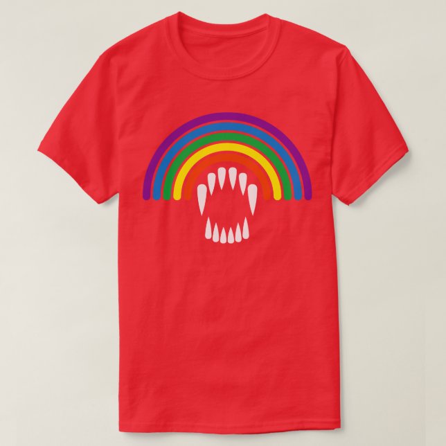 Angry Rainbow T-Shirt (Design Front)