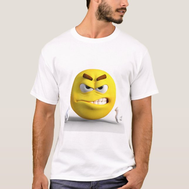 Angry Reaction  T-Shirt (Front)