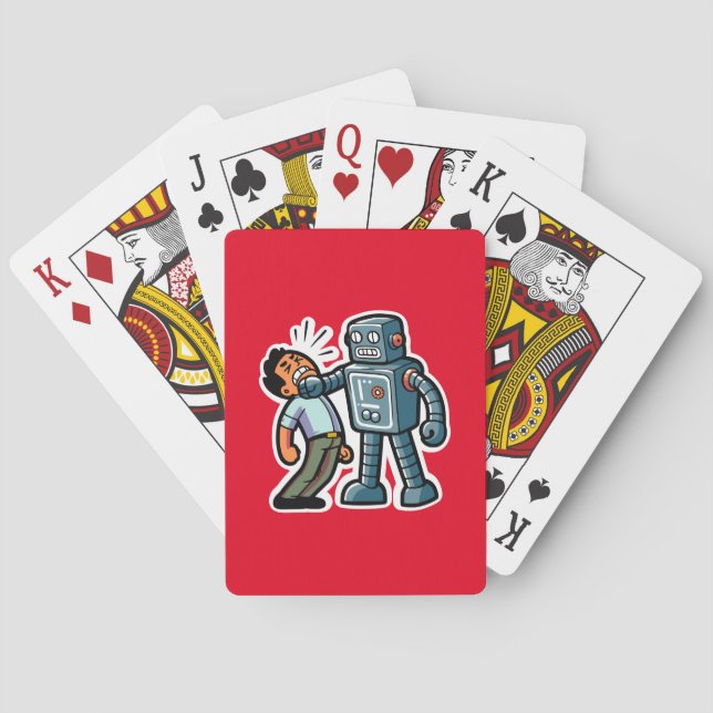 Angry Robot Playing Cards (Back)