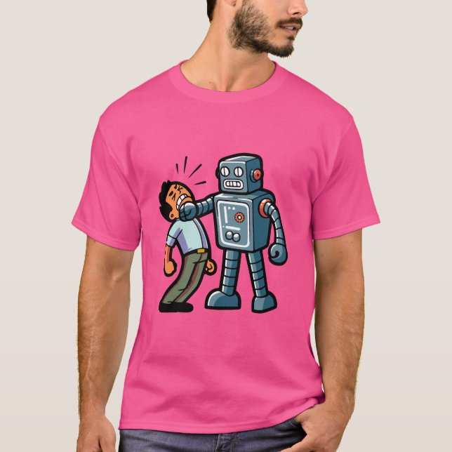 Angry Robot T-Shirt (Front)