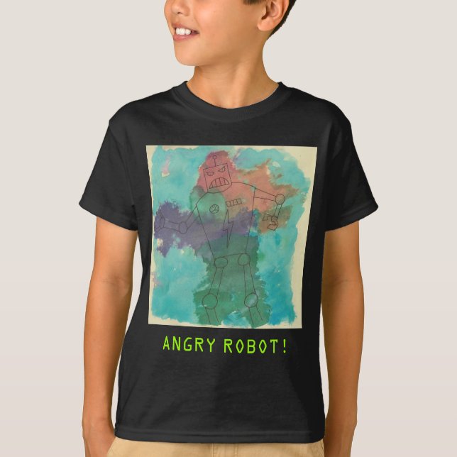 Angry Robot T-Shirt (Front)