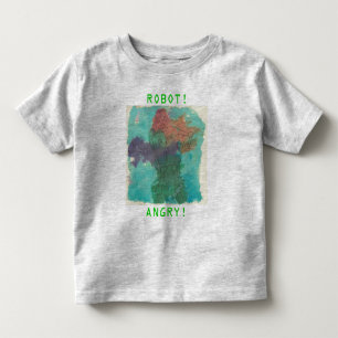 Angry Robot Toddler T-Shirt