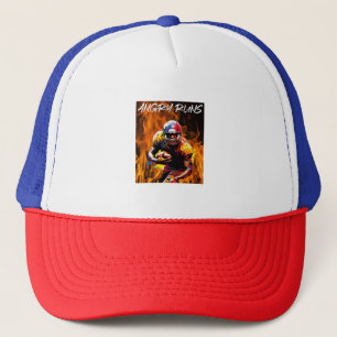 Angry Runs - American football Trucker Hat