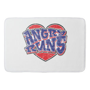 Angry Runs fans design v2 Bath Mat