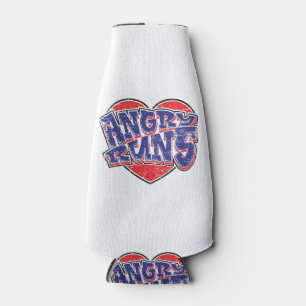 Angry Runs fans design v2 Bottle Cooler