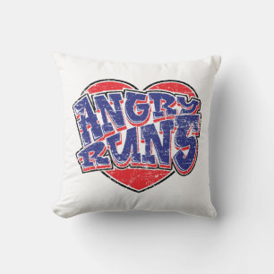 Angry Runs fans design v2 Cushion
