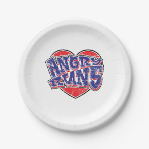 Angry Runs fans design v2 Paper Plate