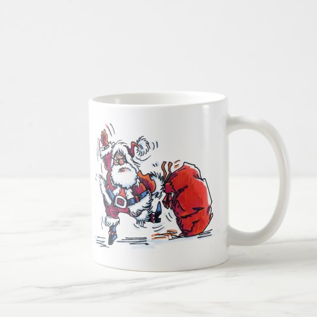 Angry Santa left hand mug (Right)