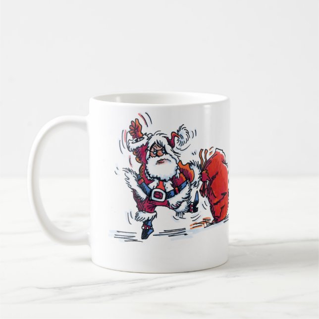 Angry Santa mug (Left)