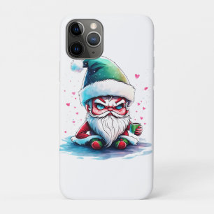 Angry Santa with a Cup of Coffee Case-Mate iPhone Case