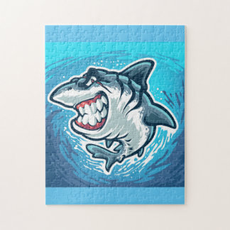 Angry Shark Jigsaw Puzzle