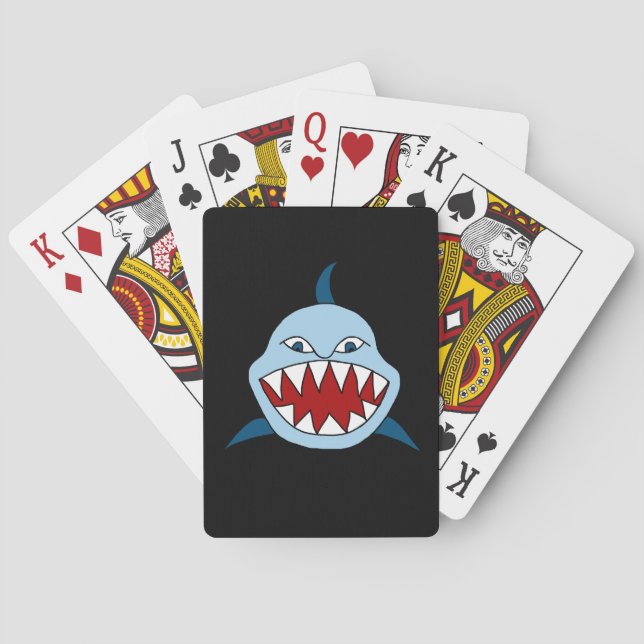Angry Shark Playing Cards (Back)