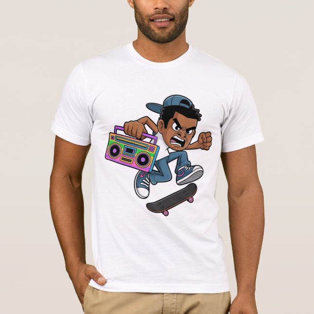 Angry Skater T-Shirt (Front)