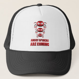 Angry spiders are coming T-Shirt Trucker Hat