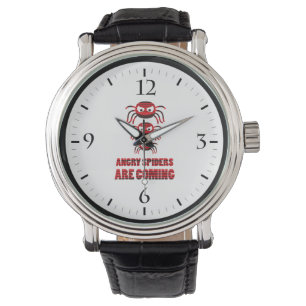 Angry spiders are coming T-Shirt Watch
