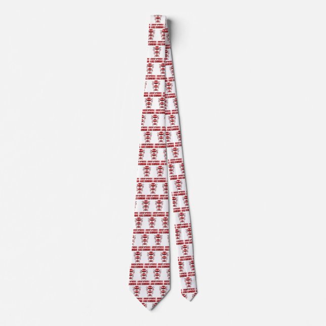 Angry spiders are coming tie (Front)