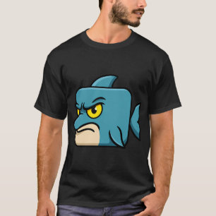 Angry Square Dolphin T-Shirt