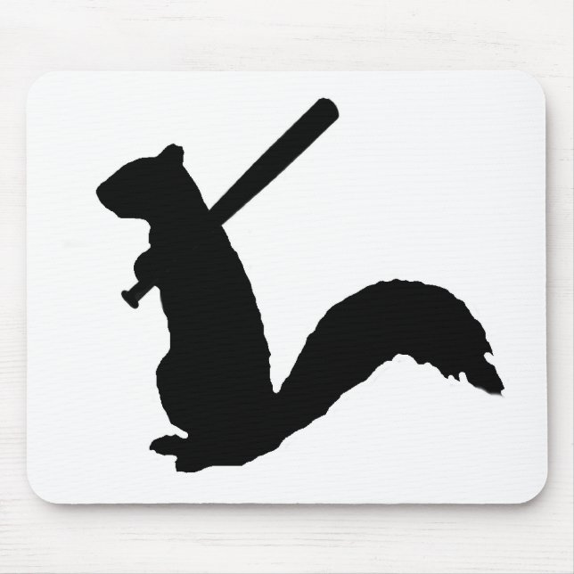 Angry Squirrel Logo Mouse Pad. Pad (Front)