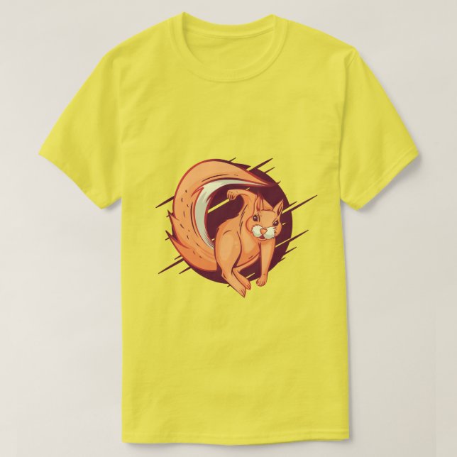 Angry Squirrel T-Shirt (Design Front)