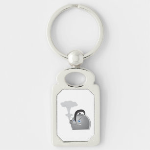 Angry Teapot Key Ring