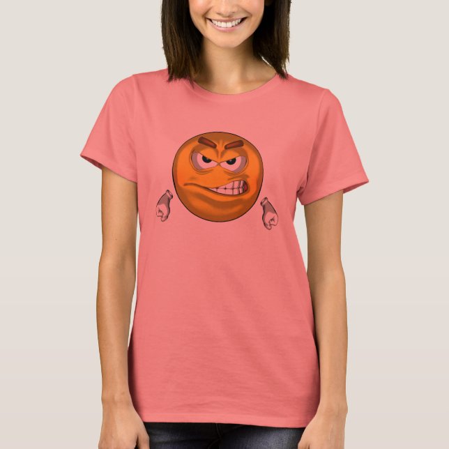 Angry - toon T-Shirt (Front)