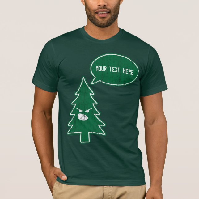 Angry Tree (vintage blank) T-Shirt (Front)